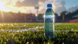 © Fastinasi - Close Up Water Bottle on Sideline of American Football Field