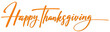 © sense - happy thanksgiving lettering calligraphy text brush vector