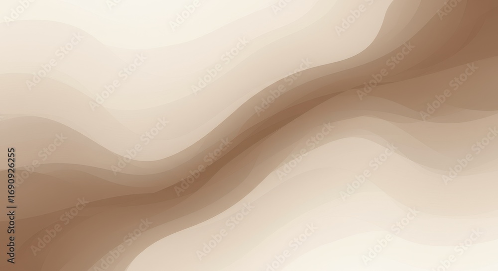 Foto stock di Abstract beige flowing wavy background texture for ...