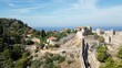 Alanya Castle dominating the skyline with its imposing medieval architecture and picturesque Mediterranean Sea view