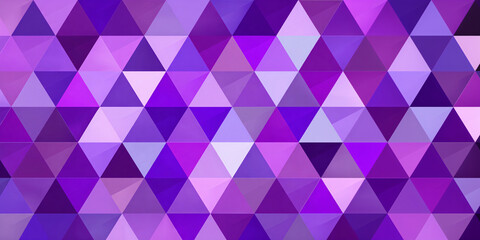 Canvas Print - abstract geometric purple background. simple background with triangle pattern. banner.
