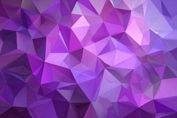 Canvas Print - abstract geometric purple background. simple background with triangle pattern. banner.