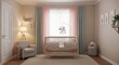 © ubooyys - Minimal nursery with white crib