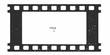 © John Lee - Vintage film strip frame with copy space for title and number on white background