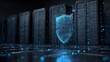 © MR CREATOR - Digital shield protecting data servers in a secure network infrastructure setup