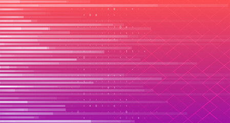 Abstract big data code representation. Modern high-tech data background. Graphic concept for your design.