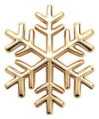 Wall Mural - png snowflake snowflake gold accessories.