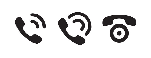 Eye-catching Phone Call Icons for Digital and Marketing Campaigns 