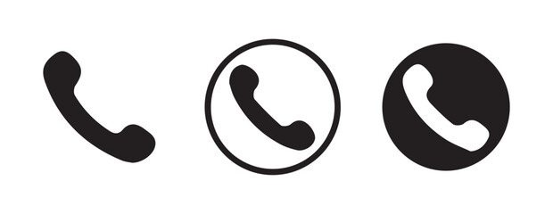 Editable Phone Call Icons for Creative UI/UX Projects and Digital Media  