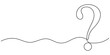 © SHANTO - One continuous drawing of a question mark.
