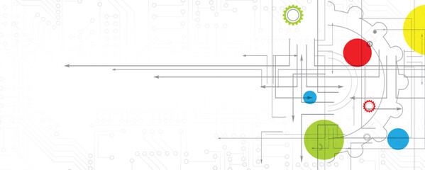 Abstract high technology and science background