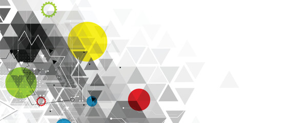 Abstract high technology and science background