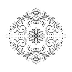 Wall Mural - Mandala Style Ornament