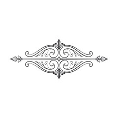 Wall Mural - Ornate Swirl Divider
