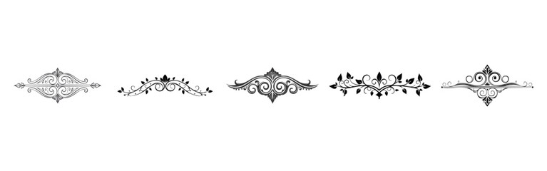 Wall Mural - Retro divider ornaments
