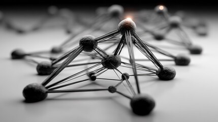 Abstract Molecular Structure Model