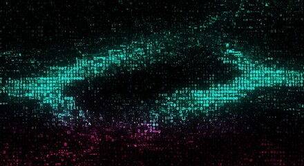 Naklejka na meble Abstract digital data flow