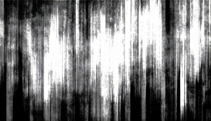 Wall Mural - grunge black and white vertical streak texture with distressed noise and faded contrast for abstract wallpaper or edgy banner design