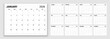 © dlyastokiv - Monthly calendar for 2026 year, calendar week start on Sunday