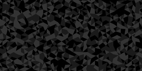 Wall Mural - geometric black and gray cube square low polygon texture wallpaper. abstract surface creative diamon