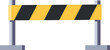 © Pavlo Syvak - Safety road barrier vector illustration