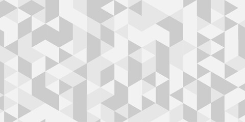 Wall Mural - geometric white, gray cube square low polygon texture wallpaper. abstract surface creative diamond p