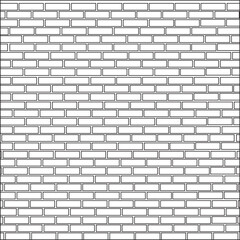  bricks line art vector.