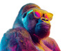 © Katsuhiko - Cool Gorilla with Neon Sunglasses