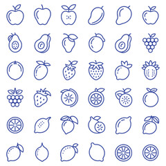 set of icons for web design