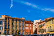 Place de la République de Perpignan en France