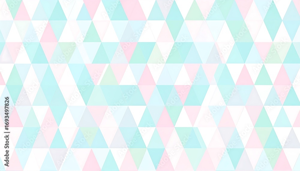 Pastel triangle geometric pattern
