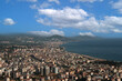 View of Alanya from the air.