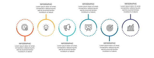 Wall Mural - steps business data visualization timeline process infographic template design with icons. simple in