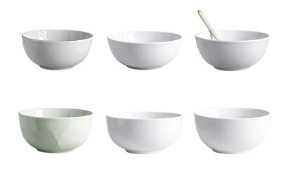Serving bowl display home kitchen imags isolated on transparent back ground 