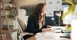 © Abrahams77/peopleimages.com - Business, night and woman with computer, stress and financial agency with inflation. Evening, person and investor in workplace, pc and stock market exchange with mistake, fail and bankruptcy