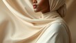 © andrew - Focus on the fabric s texture the folds and shapes of the gele a