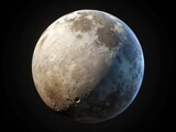 Isolated Moon, Lunar Photography, High Resolution Moon Image, Celestial Body, Night Sky, Full Moon, Moon Background, Space Photography, Astronomy,  Crescent Moon,