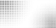 © VIRAL - Dotted halftone gradient texture. Vanishing polka dot background. Repeating dots gradation pattern background. Black fading comic pop art template set modern circle background modern