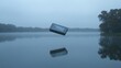 © Robet - Mystic waters reflect a tech marvel, suspended between reality and reflection in nature's embrace