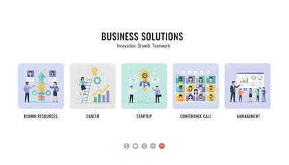 creative illustrations of startup project development communication serch and browsing data analytics market research vector concepts for web banner social media banner business and marketi 20490823 2