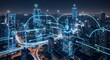 © Arone_Hard47 - Smart City Network: Digital Infrastructure and Connectivity.