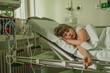 © Cavan Images - A girl is in the hospital. Medical examination, children's clinic