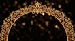 © fledermausstudio - Ornate gold archway with bokeh background