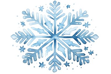 Canvas Print - snowflake white background celebration decoration.