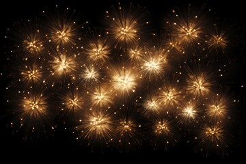 Wall Mural - fireworks sunlight reflections backgrounds lighting night.
