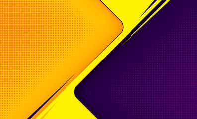 Wall Mural - yellow and purple abstract background vector illustration with modern texture and light pattern desi