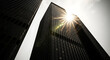 © Ikasam - Dramatic Skyscrapers Reaching for Sunlight in Financial District