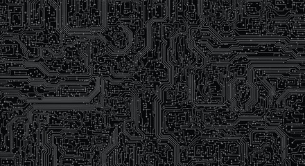 Intricate digital network circuit board pattern abstract technology background