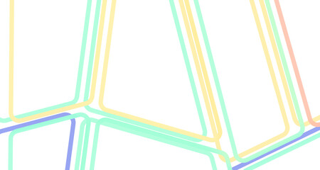Wall Mural - Color Blend Rainbow Trendy Low Poly BG Design - Divider 3d