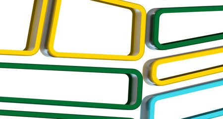 Wall Mural - abstract geometric backgrounds full color - divider 3d